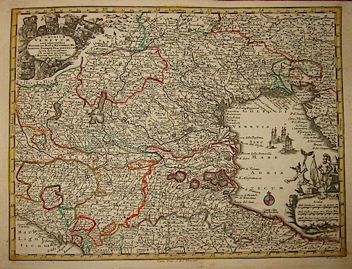 Seutter Matthaeus (1678-1757)  Dominium Venetum... s.d. (ma 1744) Augsburg, presso C.Lotter